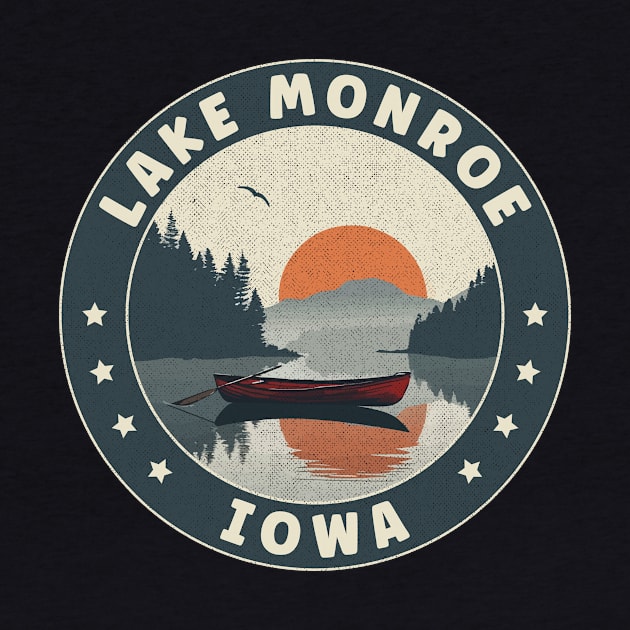 Lake Monroe Iowa Sunset by turtlestart